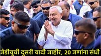 Bihar assembly Election : JDU नितीश कुमारांच्या 20 उमेदवारांची दुसरी यादी जाहीर; कुणाला संधी? वाचा