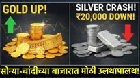 सोने कडाडले, चांदी कोसळली! 2 दिवसांत चांदी 20 हजारांनी स्वस्त; सोन्याने गाठला 'एवढ्या' लाखांचा दर