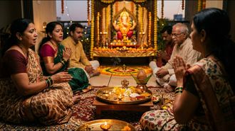 गणपती बाप्पा घरी असताना ‘ही’ पूजा नक्की करा; जाणून घ्या मुहूर्त आणि विधी