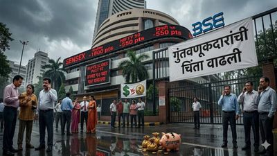 इराण-इस्त्रायल युद्धाच्या भडक्याने शेअर बाजार कोसळला!; रुपया 92 च्या पार, गुंतवणूकदारांना मोठा फटका