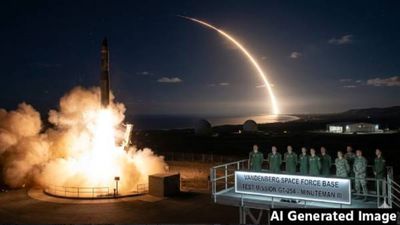 अमेरिकेनं टेन्शन वाढवलं! जागतिक तणावादरम्यान अण्वस्त्रक्षम 'या' क्षेपणास्त्राची घेतली यशस्वी चाचणी!