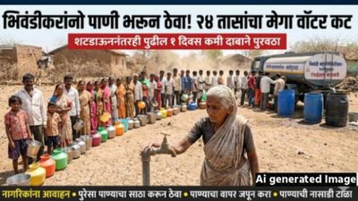 मुंबईकरांनो पाणी भरून ठेवा! 24 तासांचा 'मेगा वॉटर कट'; 50 हून अधिक भागांत पाणीपुरवठा ठप्प, वाचा यादी