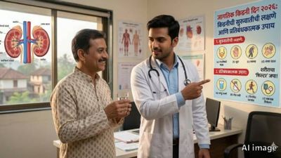 World Kidney Day 2026 : किडनी फेल होणार नाही यासाठी 'ही' काळजी घ्या; जाणून घ्या लक्षणे आणि उपाय