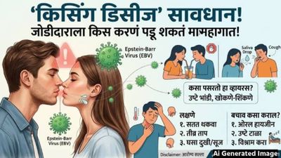 Health News : जोडीदाराला किस करणं पडू शकतं महागात! वेळीच सावध व्हा, जाणून घ्या लक्षणं आणि उपाय