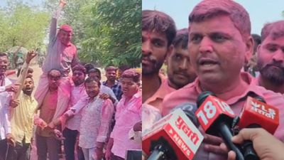 ९ मतांनी हुकलेली संधी साधली; संतोष देशमुखांच्या पत्नीचा पराभव करत स्वरूपानंद बनले सरपंच!