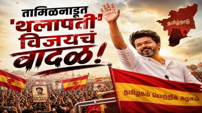 थलापती विजयने सगळा गेमचं पलटवला ! विजय तब्बल एवढ्या जागांवर आघाडीवर