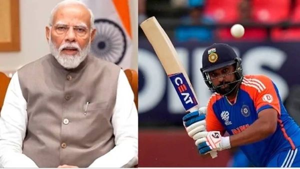 T20 World Cup: विजयाच्या जल्लोषात पंतप्रधान मोदींचा रोहित शर्माला फोन, म्हणाले...