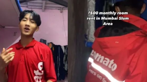 मुंबईत 500 रुपये रुम भाडे! बाथरूमपेक्षा लहान खोली, Zomato डिलिव्हरी बॉयने शेअर केला व्हिडीओ