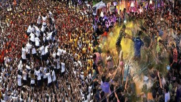 Dahi Handi 2024 ; ढाकू माकूम... गोविंदा रे गोपाळा...विक्रोळीत जय जवान पथकाने 9 थराची सलामी दिली