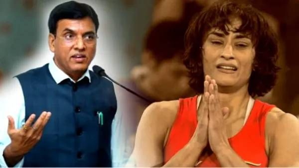 रातोरात विनेशचं 300 ग्रॅम वजन कसं वाढलं? अपात्रतेवरुन संसदेत क्रीडा मंत्री मांडविय यांचं निवेदन