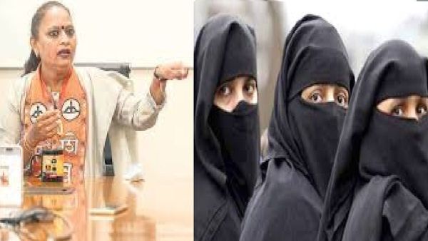 Shivsena : शिवसेना शिंदे गटाच्या आमदाराकडून मुस्लिम महिलांना बुरखा वाटप, भाजपने घेतला आक्षेप