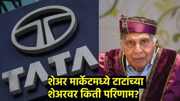 Ratan Tata :रतन टाटा यांच्या निधनाचा टाटा शेअर्सवर काय परिणाम झाला? कोणते शेअर पडले कोणते वाढले वाचा
