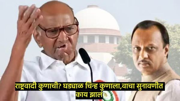 शरद पवारांचा फोटो वापरू नका,स्वतंत्र पक्ष म्हणून लढा, सुप्रीम कोर्टाने दिले अजित पवार गटाला निर्देश