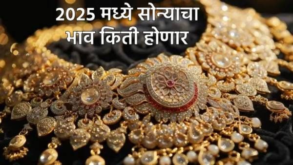 Gold price review : 2025 मध्ये सोन्याचा भाव वाढणार की कमी होणार? सोन्याने मोडला 45 वर्षांचा विक्रम