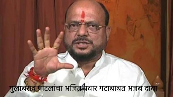 गुलाबराव पाटलांचा अजब दावा; म्हणाले, अजित पवारांना सोबत घेतलं नसतं ना, तर...