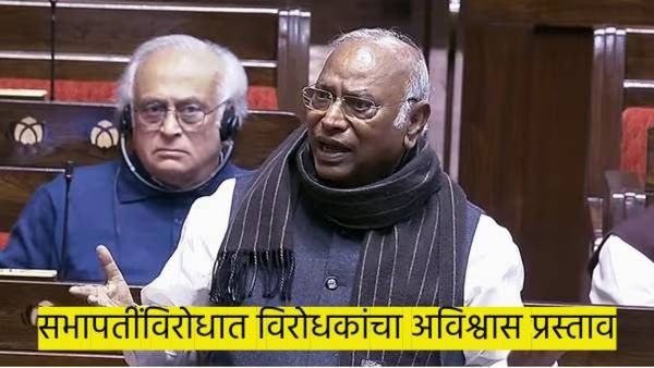 सभापती जगदीप धनखड यांच्याविरोधात अविश्वास प्रस्ताव, सभापतींची खर्गेसोबत झाली जोरदार खडाजंगी