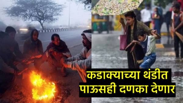 Maharashtra Weather : हिवाळ्यात पावसाचे संकट, या जिल्ह्यांना रेड अलर्ट, IMDने काय दिला इशारा