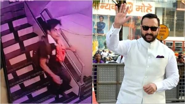 सैफ अली खानवर हल्ला करणाऱ्या व्यक्तीचे पहिला फोटो जाहीर! पायऱ्यावरुन धावताना दिसला!