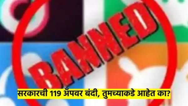 मोठी बातमी : भारतात 119 अ‍ॅपवर बंदी येणार? नेमकं कारण काय?