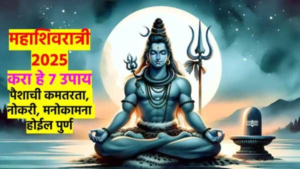 MahaShivratri 2025: पैशाची कमतरता आहे..? यंदाच्या महाशिवरात्रीला करा 'हे' सात उपाय