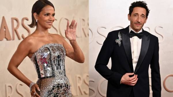 Oscar 2025 : ऑस्कर सोहळ्यात रेड कार्पेटवर हैली बेरीला 'या' कलाकाराने केला किस! बघा व्हिडिओ