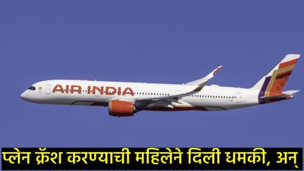 'Air Indiaचे विमान क्रॅश करेन', बंगळुरूच्या डॉक्टरने दिली पायलटला धमकी; मग त्यानंतर घडले धक्कादायक