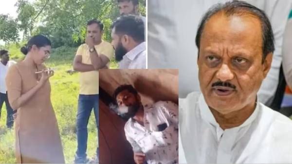 अजित दादांना फोन लावून महिला IPSला धमकावणाऱ्या 'त्या' NCP कार्यकर्त्याचा वादग्रस्त Video