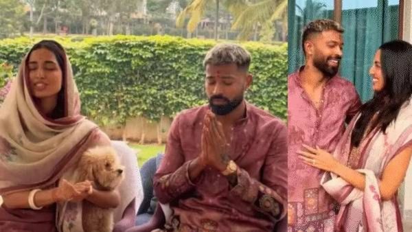 हार्दिक पंड्या गर्लफ्रेंड महिकासोबत पूजेत लीन; रोमॅंटिक Videoमध्ये चुंबनही घेतले, टीम इंडियातून आऊट!