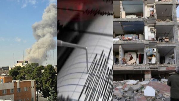 इराणवर दुहेरी संकट! आकाशातून क्षेपणास्त्रांचा पाऊस अन् जमिनीखाली भूकंपाचा धक्का; नेमकं काय घडलं?