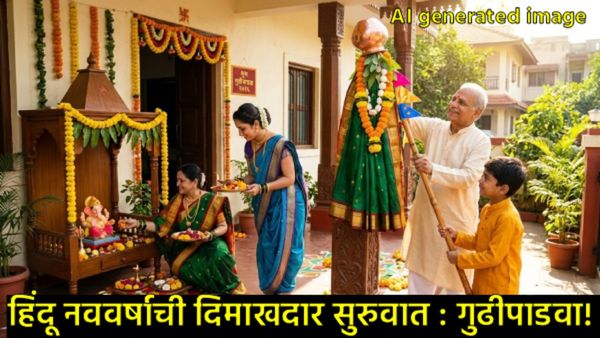 Gudi Padwa 2026 Date : कधी आहे यंदाचा गुढीपाडवा, जाणून घ्या तिथी, शुभ मुहूर्त अन् त्याचे महत्त्व!  