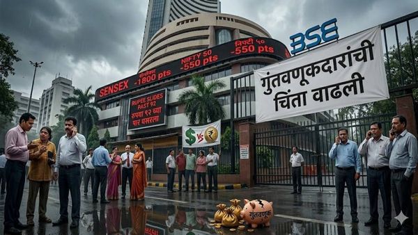 इराण-इस्त्रायल युद्धाच्या भडक्याने शेअर बाजार कोसळला!; रुपया 92 च्या पार, गुंतवणूकदारांना मोठा फटका