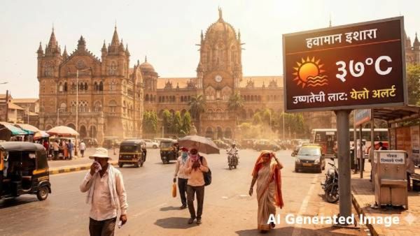 Mumbai Heatwave Alert : मुंबईकरांनो सावधान! मार्चमध्येच तापमान वाढले; 'या' जिल्ह्यांना IMDचा इशारा