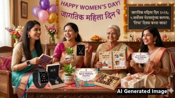 Women's Day 2026: केवळ मेसेज नको, द्या 'हे' खास सरप्राईज! महिला दिनासाठी स्वस्त 5 हटके गिफ्ट आयडियाज