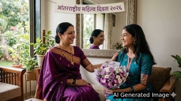 Womens day 2026 wishes quotes : महिला दिनी 'पहिली सुपरवुमन' आईसाठी खास हृदयस्पर्शी शुभेच्छा संदेश