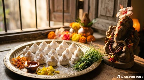 गणेशोत्सवात २१ दुर्वा आणि २१ मोदकच का वाहतात? जाणून घ्या त्यामागचे रंजक पौराणिक आणि वैज्ञानिक रहस्य