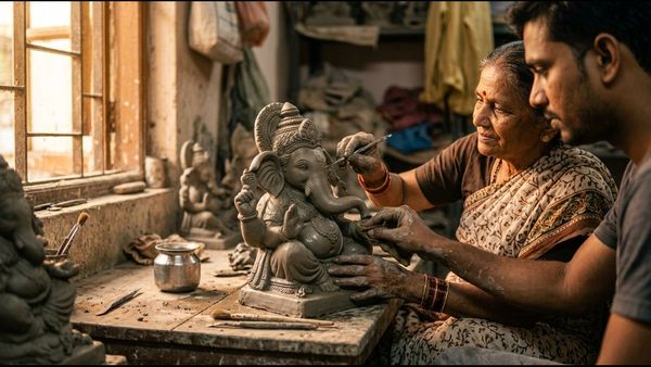 गणेशोत्सव २०२६: घरच्या घरी शाडूच्या मातीपासून बनवा बाप्पाची सुबक मूर्ती, जाणून घ्या सोपी पद्धत