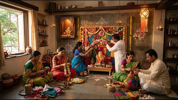 बाप्पाच्या आगमनाची तयारी: महागड्या सजावटीला फाटा देत यंदा घरीच करा कमी खर्चात इको-फ्रेंडली आरास