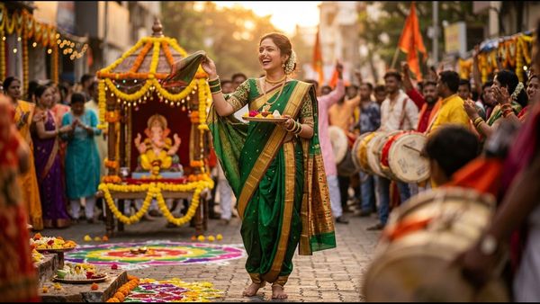बाप्पाच्या उत्सवात दिसायचंय हटके? साडी नेसण्याच्या ‘या’ ५ स्टायलिश पद्धती नक्की ट्राय करा