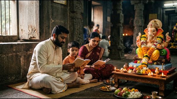 गणपती बाप्पाला प्रसन्न करायचे आहे? अथर्वशीर्ष पठणाचे 'हे' नियम नक्की पाळा!