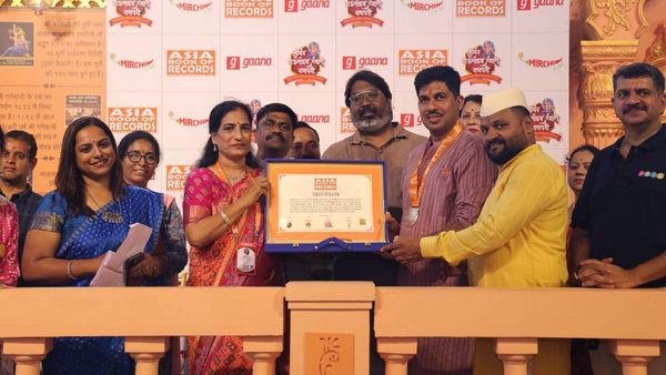 श्रीमंत भाऊसाहेब रंगारी गणपती ट्रस्टच्या अनोख्या उपक्रमाची ‘एशिया बुक ऑफ रेकॉर्डस्’मध्ये नोंद
