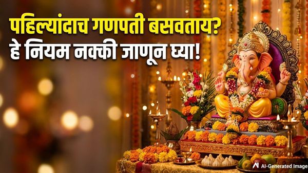 पहिल्यांदाच घरी गणपती बाप्पा आणताय? स्थापना करताना या ५ गोष्टींची घ्या खास काळजी!