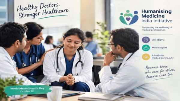 जागतिक मानसिक आरोग्य दिन 2026: डॉक्टरांच्या कल्याणासाठी भारत आणि यूकेमधील 6 संस्था एकत्र