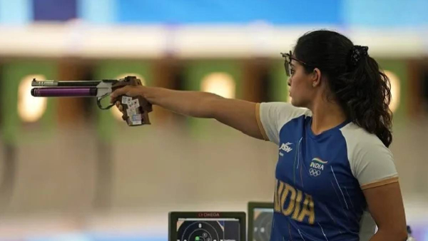 Paris Olympics 2024 history made Indian shooter Manu Bhakar wins medal