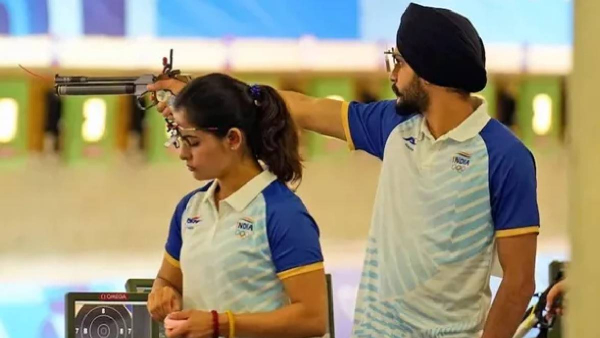 India gets second medal on fourth day of Olympics  Manu-Sarbjot pair wins bronze