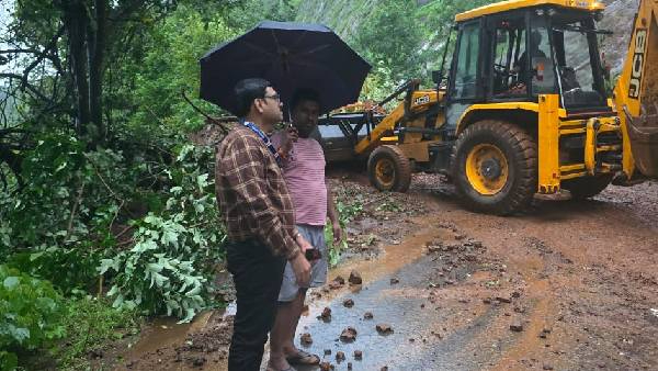 Maharashtra Weather Update 1 killed in landslide in Raigad