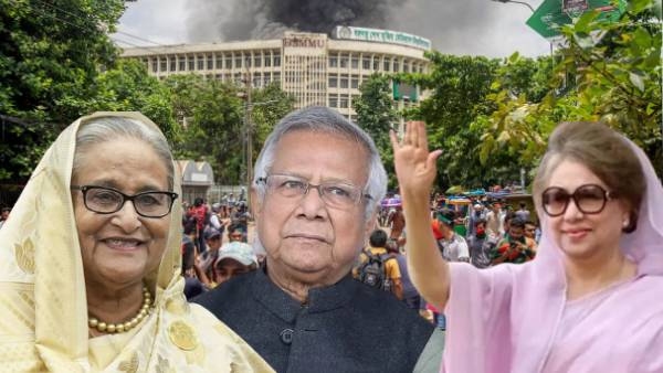 Bangladesh Violence Khaleda Zia Sheikh Hasina Latest Update in Marathi