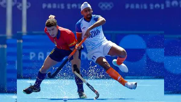 Paris Olympics 2024 India Harmanpreet Singh vs Spain Hockey Match
