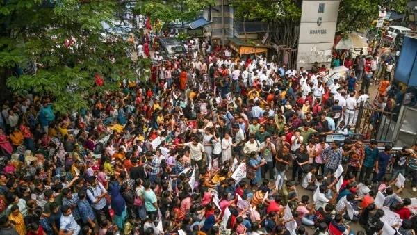 kolkata trainee doctor assaulted murdered fairda ima doctors protests strike