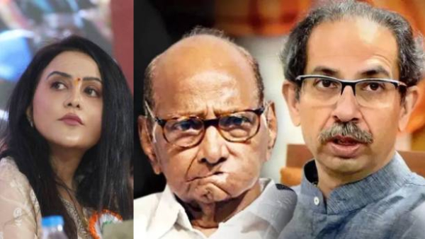 Amrita Fadnavis on Sharad Pawar Uddhav Thackeray over CM post