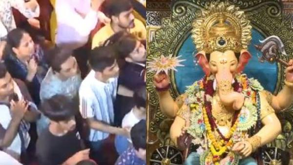 Ganesh chaturthi 2024 Crowd of devotees to see the Lalbaugcha raja